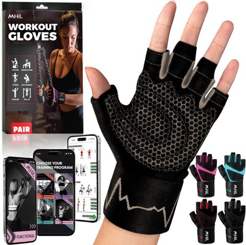 Workout Gloves for Women – Breathable Gym Gloves for Women with Palm Protection and Enhanced Grip