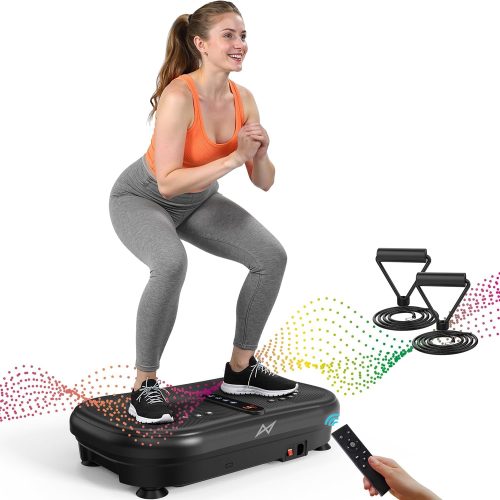 Vibration Plate Fitness Platform Exercise Machine Vibrating Shaking Full Body Shaker Workout
